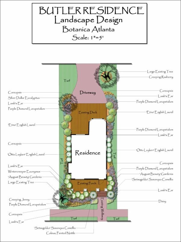 Residential Landscape Design - Atlanta, Georgia